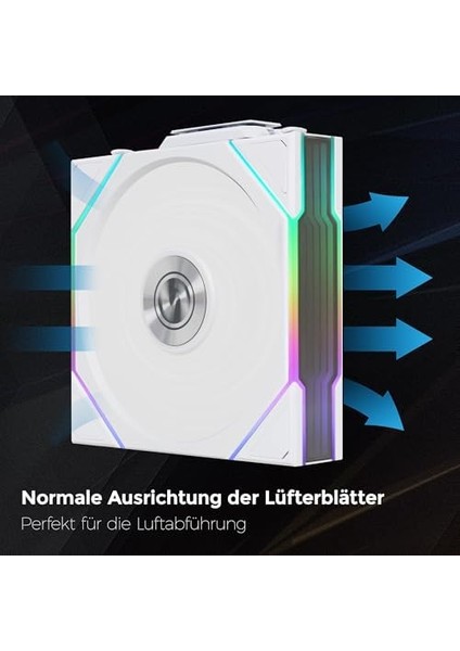 Li Unı Fan Tl 3X120MM Beyaz Kasa Fanı (G99.12TL1W3W.00) fiyatları