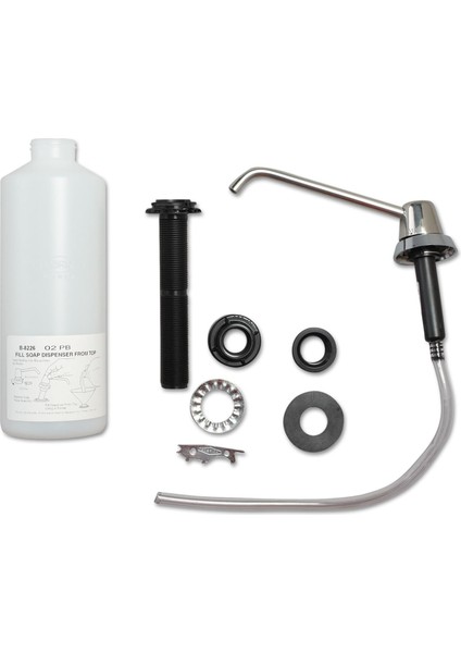 8226 Tezgah Üstü Sabunluk, 963 Ml, Paslanmaz Çelik