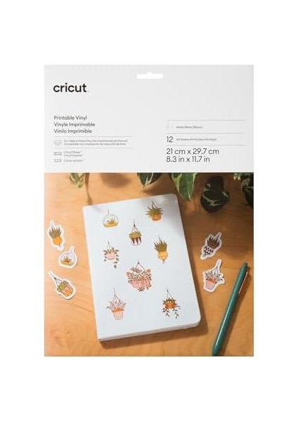 2010362 Prıntable (Yazdırılabilir) Vinil 21.5X28CM 12Lİ Paket Beyaz fiyatları