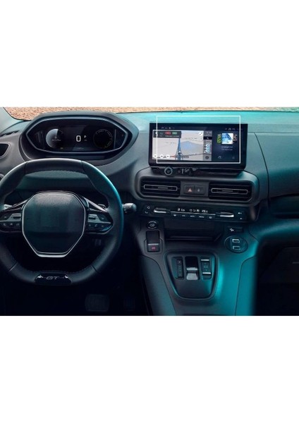 Mobilite Yeni Rifter 2024 2025 / Combo 2024 2025 / Berlingo 2024 2025 ile Uyumlu Model Multimedya 9h Ekran Koruyucu