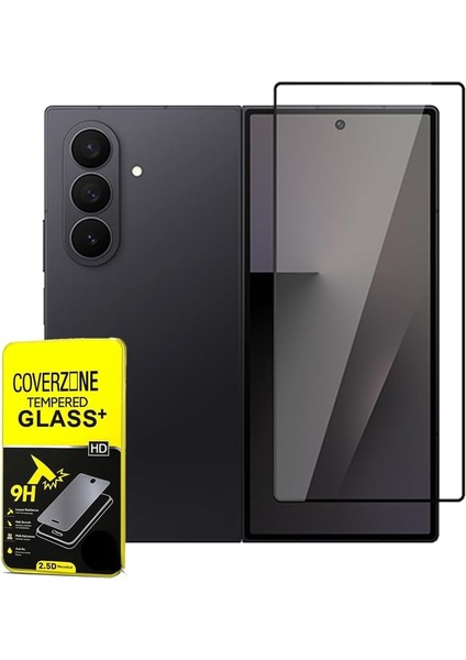 Galaxy Z Fold 7 ile Uyumlu Cam Ekran Koruyucu Tam Kaplama Kenarları Kırılmaya Dayanıklı Cam Ekran Koruyucu