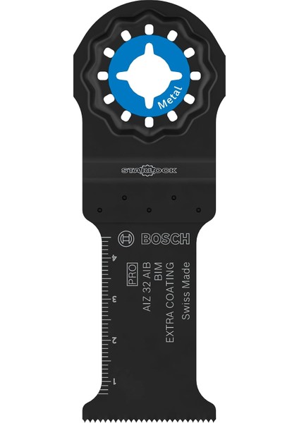 10X Pro Aız 32 Aıb Daldırmalı Kesim Testere Bıçağı (Demir Içermeyen Metaller, Genişlik 32 Mm, Professional Aksesuar Çok Fonksiyonlu Makine)