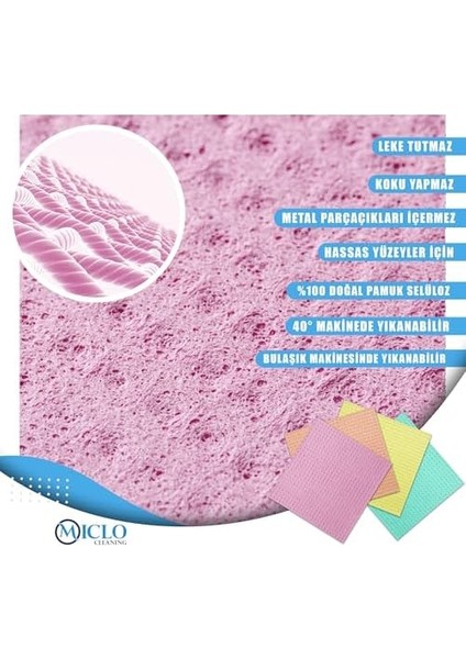 Cleanıng | Mutfak Bezi, Isveç Bulaşık Bezi, Sünger Bez |%100 Pamuk Selüloz | Biyobozunur | X4 Adet fiyatları