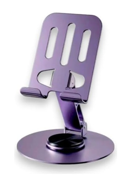 Derece Dönebilen Açı Ayarlı Masaüstü Metal Telefon ve Tablet Tutucu