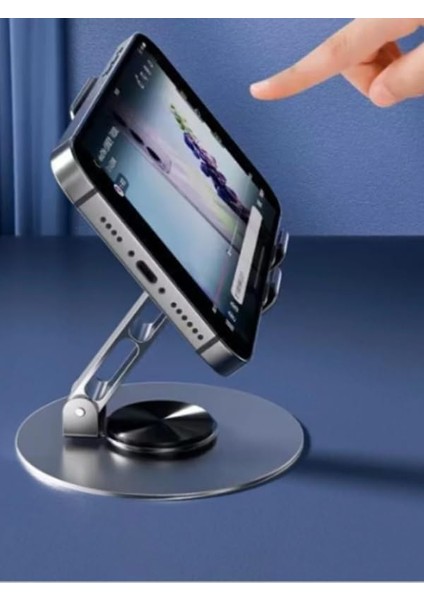 Derece Dönebilen Açı Ayarlı Masaüstü Metal Telefon ve Tablet Tutucu fiyatları