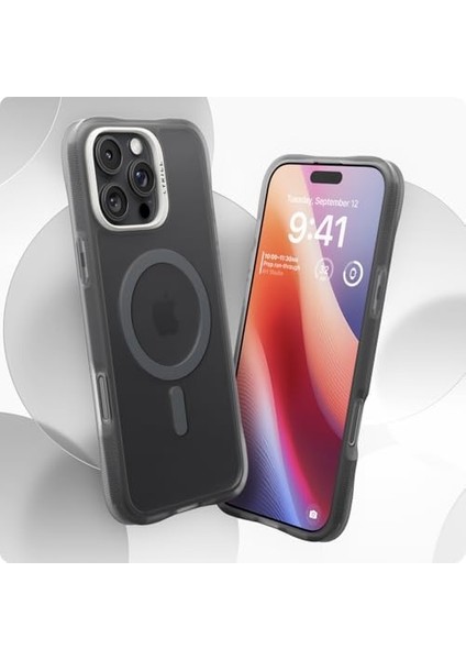 Ciel By 16 Pro Kılıf Ultrasheer Mag Sararma Karşıtı Hava Kanalı Teknolojisi™ Askeri Sınıf Koruma Space Gray Mat Kapak - ACS08252 fiyatları