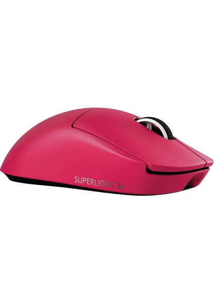 G Pro x Superlight 2c Kablosuz Oyuncu Mouse, Hafif, Hero 2 Sensör, 32.000, Pembe