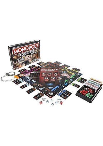 Gaming Monopoly Cheaters Edition Kutu Oyunu, 8 Yaş ve Üstü, 2-6 Oyuncu fiyatları