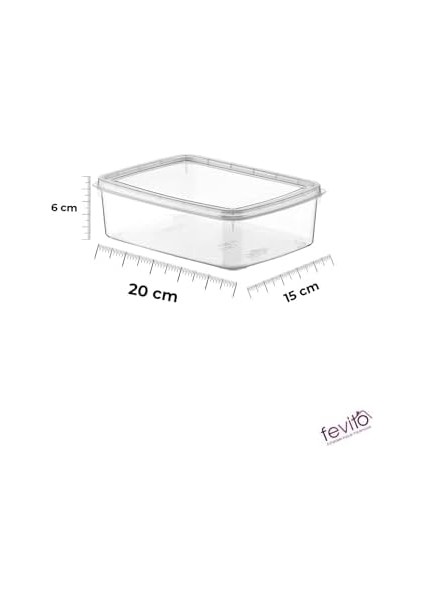 Mikrodalga ve Difrizde Kullanılabilen Saklama Kabı Seti 4&apos;lü Beyaz S-412 modelleri