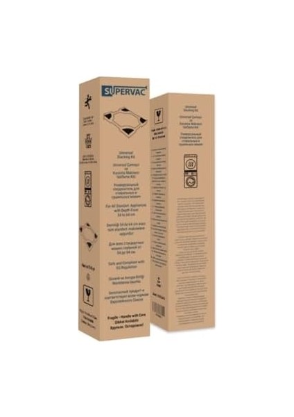 Makinesi Kurutma Makinesi Istifleme Kiti Tüm Markalar ile Uyumlu Ayarlanabilir, Gri - Inox Modelleri ile Uyumlu modelleri