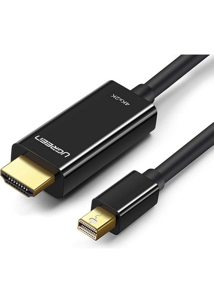4K Mini HDMI Dönüştürücü Kablo, 3 Metre, Siyah