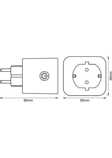 Smart Wifi Plug Eu, Beyaz modelleri