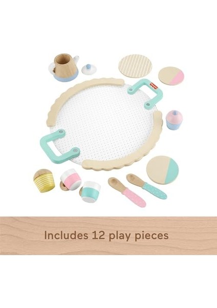 Ahşap Çay Seti Okul Öncesi Çağdaki Çocuklar Için 12 Ahşap Parçadan Oluşan Ahşap Çay Partisi Seti HXT82 fiyatları