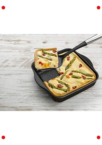 Yapışmaz Siyah Kare Fırın Tepsisi 22X22 cm fiyatları