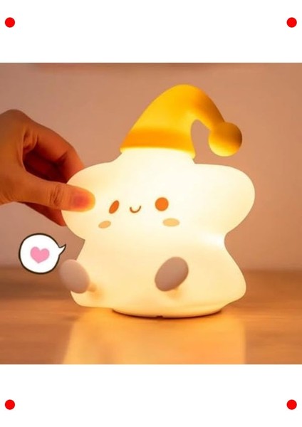 Dokunmatik Çocuk Gece Lambası - Rgb Modlu USB Şarjlı modelleri