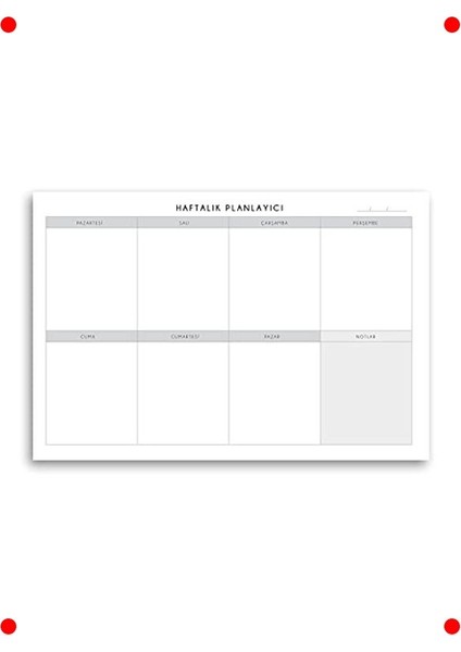 3'lü Masaüstü Planlayıcı Seti: Günlük, Haftalık, Aylık indirimleri