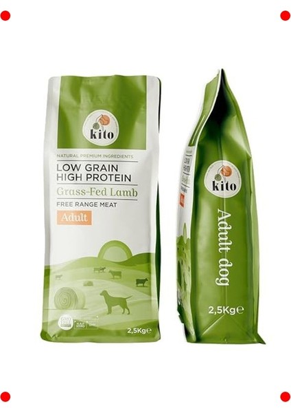 Kuzu Etli Yetişkin Köpek Kuru Maması 2.5 kg