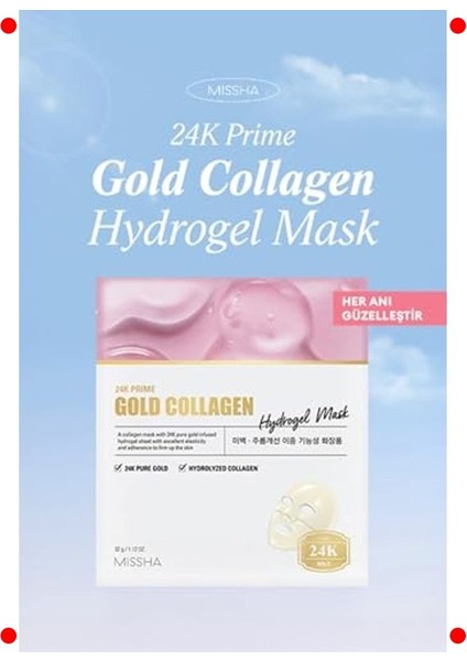 Altın & Kolajen Destekli Kırışıklık Karşıtı Hidrojel Maske