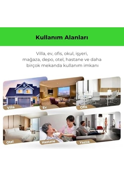 Kablosuz Kapı Zili Seti Pil Gerektirmez, Kinetik Enerjili Kapı Zili Pilsiz Şarjsız Kablosuz Fişi Prize Tak Çalıştır, LED Işıklı, Su Geçirmez, Ev Ofis Için Uygun (1 Verici + 1 Alıcı) fiyatları