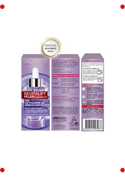 %1.5 Saf Hyaluronik Asitli Kırışıklık Karşıtı Serum 30 ml modelleri