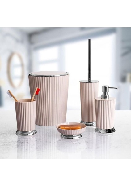 Nely Krom Kaplama Klozet Fırçası - Bej fiyatları