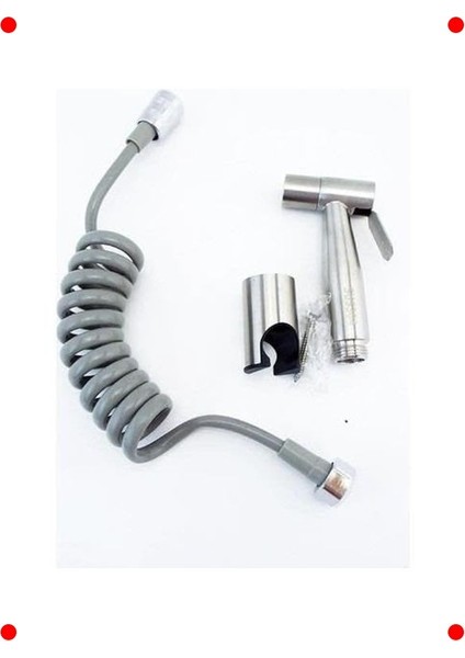 Paslanmaz Bide Musluk Seti, Spiral Hortumlu fiyatları