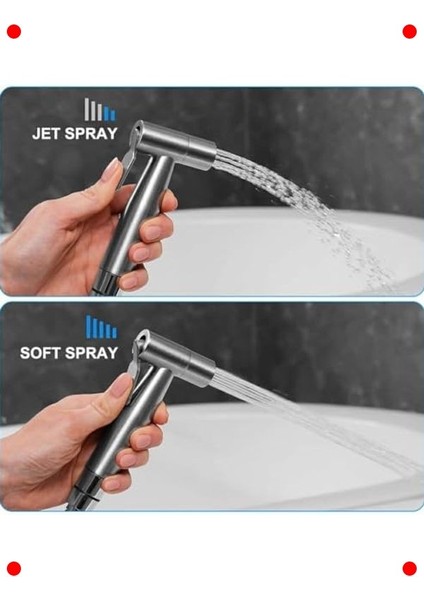 Paslanmaz Bide Musluk Seti, Spiral Hortumlu fırsatları