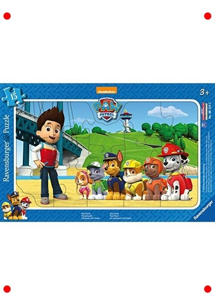 Paw Patrol Başlangıç Yapbozu - 15 Parça