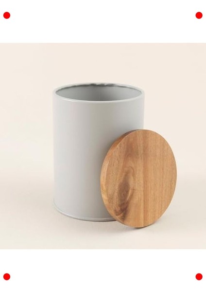 Akasya Desenli Metal Kavanoz - 16X14 cm modelleri