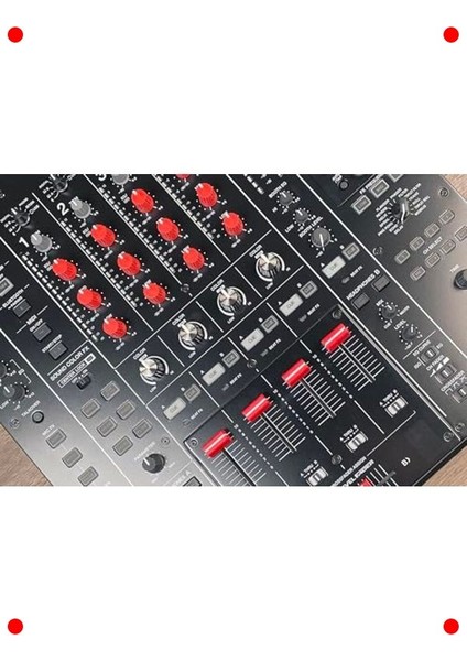Kırmızı Pro Dj Kontrolör Düğme & Fader Seti fırsatları