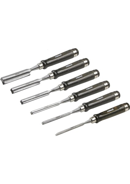 56120 Carving Chisel Set Handles,, 6pc