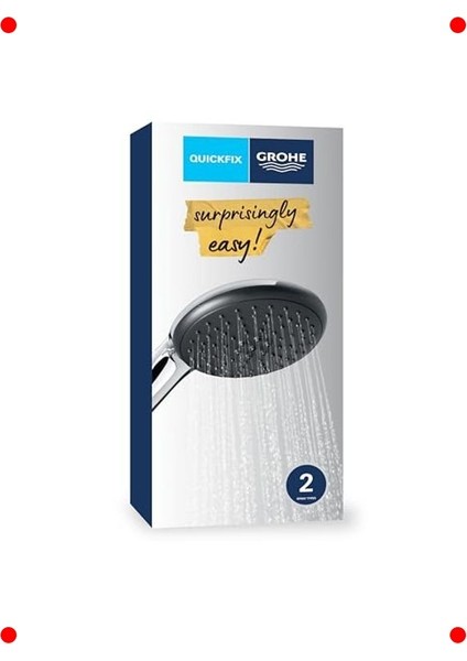 2 Akışlı Krom El Duşu - Kireç Önleyici Sistem