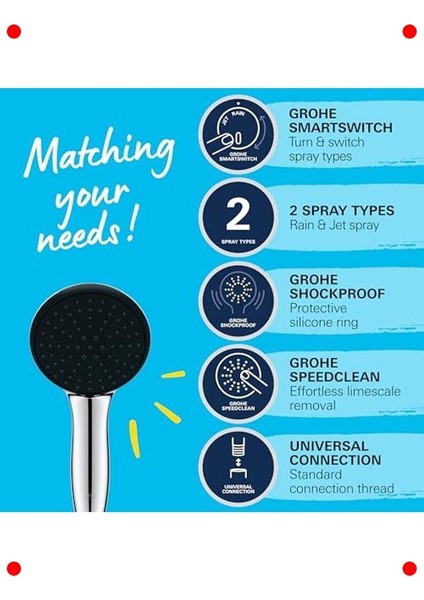 2 Akışlı Krom El Duşu - Kireç Önleyici Sistem fırsatları