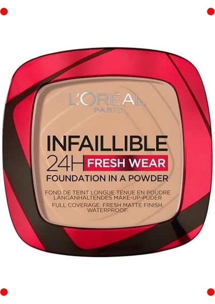 24 Saat Kalıcı Pudra Fondöten - Vanilya Tonu