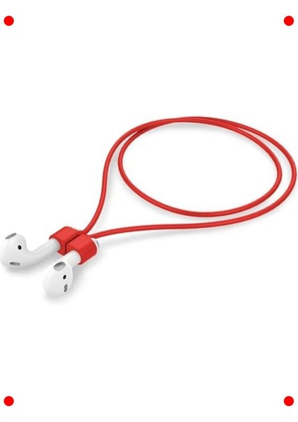 Kablosuz Kulaklık Mıknatıslı Askı - Kırmızı