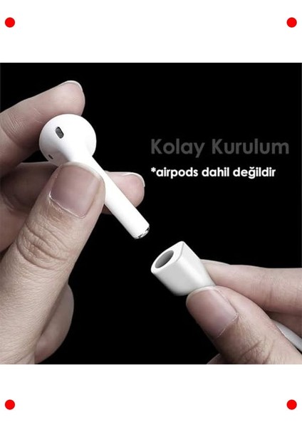 Kablosuz Kulaklık Mıknatıslı Askı - Kırmızı indirimleri