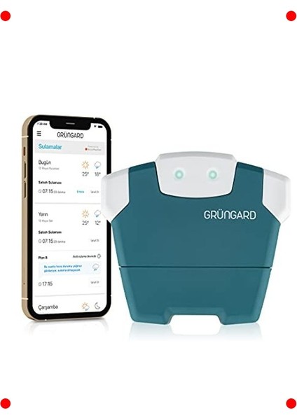 Akıllı Wi-Fi Bahçe Sulama Kontrolü, 8 Bölge