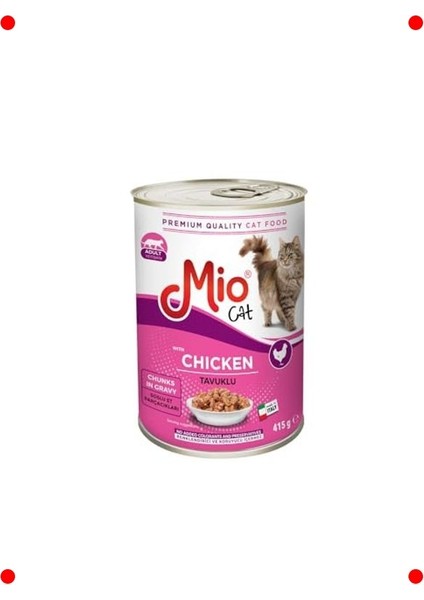 Tavuklu Yetişkin Kedi Konservesi (24X415GR)