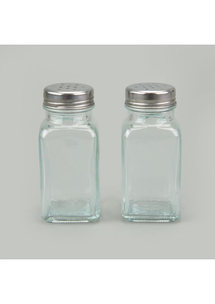 2'li Cam Baharatlık - Şeffaf - 100 ml