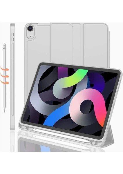 Apple iPad Air 4. Nesil 10.9 (2020) Kalemlikli Yatay Standlı Versa Smart Kılıf A2316 A2324 A2325 A2083 fiyatları