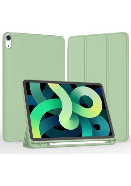 Apple iPad Air 11 M3 (2025) Kalemlikli Uyku Modlu Yatay Standlı Versa Smart Kılıf