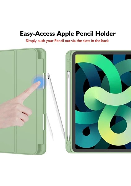 Apple iPad Air 11 M3 (2025) Kalemlikli Uyku Modlu Yatay Standlı Versa Smart Kılıf modelleri