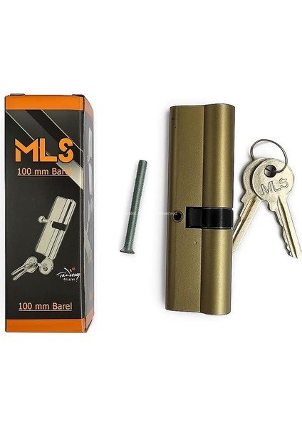 Mls Kilit, 100 Mm, Pvc, Pimapen, Kapı Kilit Göbeği, Yedek Anahtarlı, Euro Profil Silindir, Topuzsuz Çift Taraflı Kullanım, Dayanıklı Gövde, Sessiz Mekanizma, Montaj