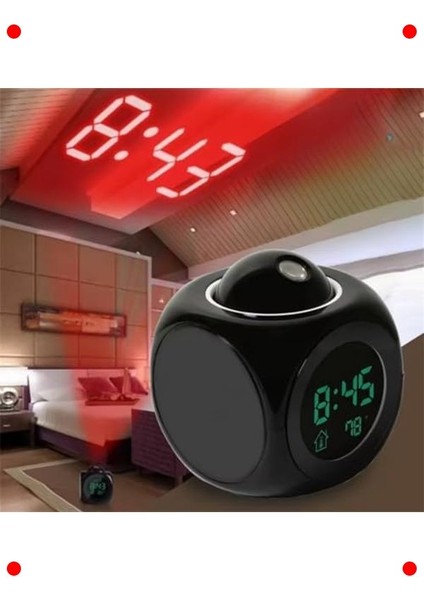 LED Projeksiyonlu Dijital Çalar Masa Saati modelleri