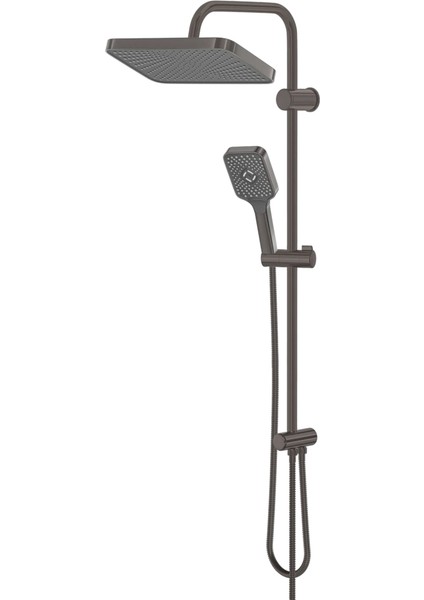| Valtemo (Art Gray) Antrasit Duş Seti - Butonlu - Büyük Boy fiyatları