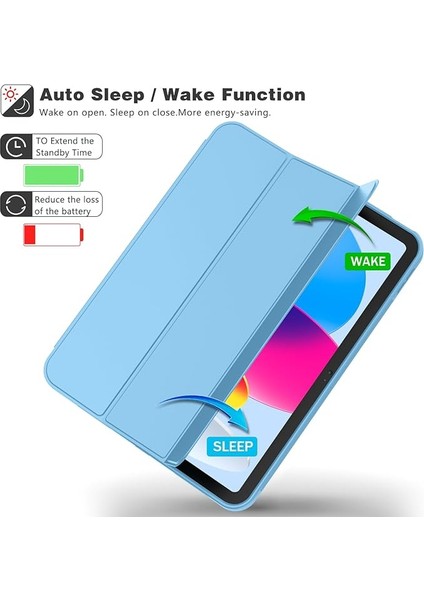 Apple iPad Pro 11 (2020) 2. Nesil Kalemlikli Yatay Standlı Versa Smart Kılıf A2228 A2068 A2230 A2238 modelleri