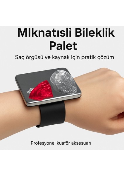 Kuaför Aksesuarı-Kuaför Bilekliği-Mıknatıslı Bileklik Palet-Çalışma Bilekliği-Çalışma Bilekliği- fiyatları