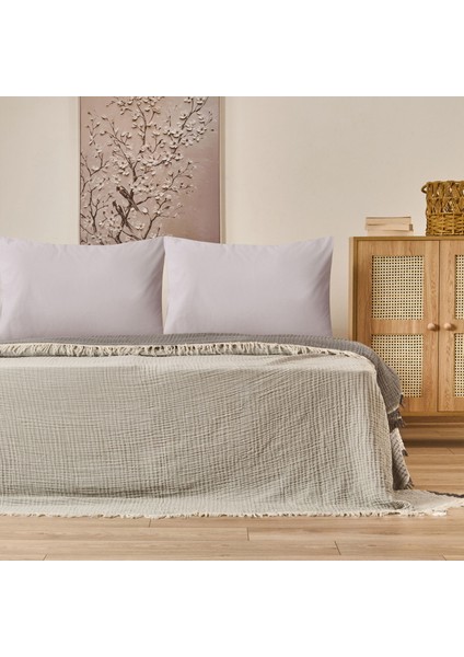 Soft Hevin Çift Kişilik Yatak Örtüsü - Antrasit - 220X240 cm fiyatları