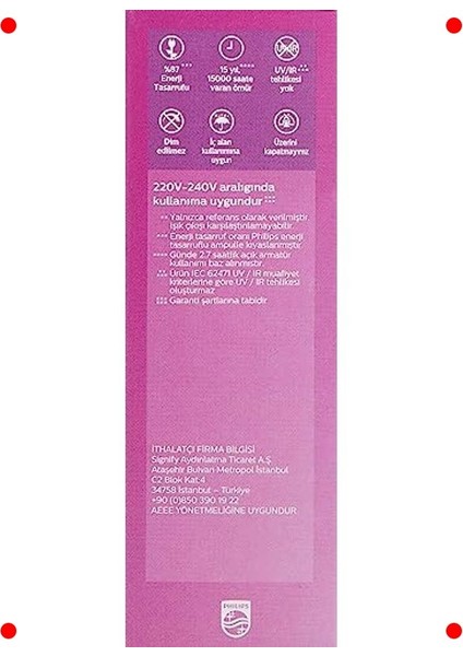 E14 Duy 40W Eşdeğeri Mum LED Ampul - Sarı Işık modelleri