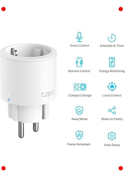 Mini Akıllı Wi-Fi Soket - Enerji Izleme modelleri
